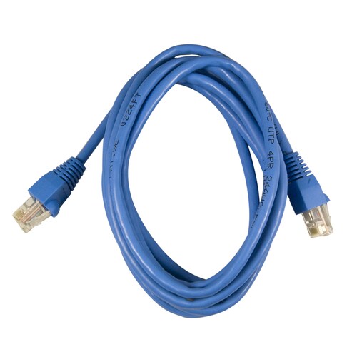OnQ/Legrand 25ft Cat 6 Blue Cable in the Cables