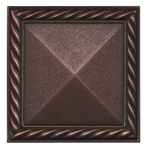 Somerset Collection Somerset Oil Rubbed Bronze Metal Square Accent Tile 4in x 4in
