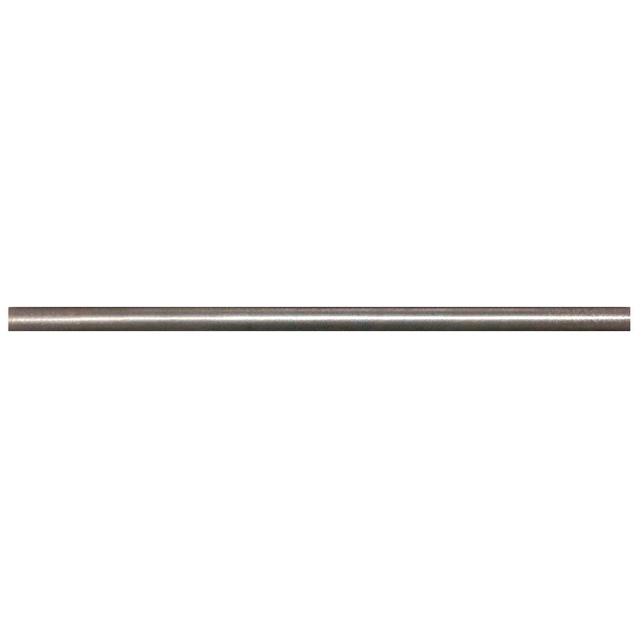 Somerset Collection Bright Nickel Metal Pencil Liner Tile Somerset Collection Bright Nickel Metal Pencil Liner Tile Common 1 2 In X 12 Actual 11 93