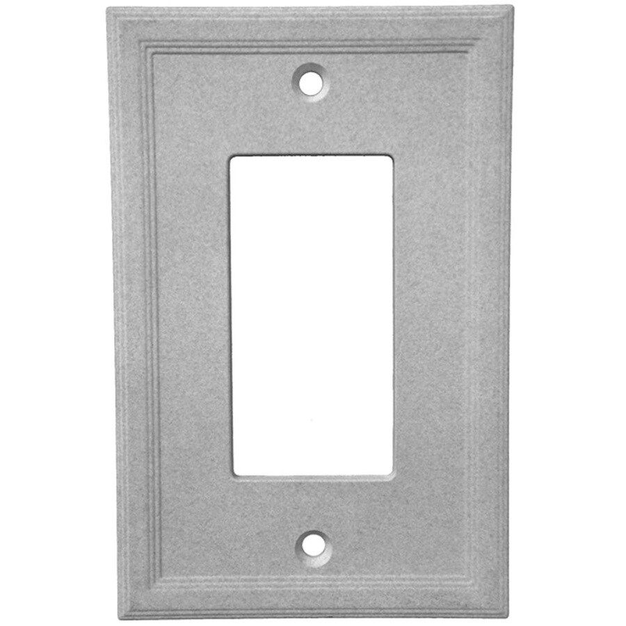 Somerset Collection Somerset 1-Gang Gray Single Decorator Standard Wall ...