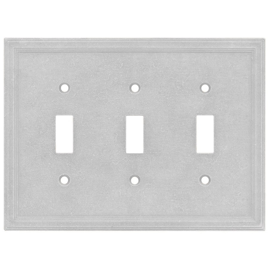 Somerset Collection Somerset 3Gang Gray Triple Toggle Standard Wall