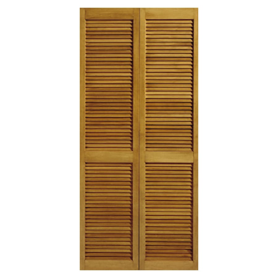 Reliabilt 24 5 In X 6 Ft 8 In Louvered Solid Core Pine