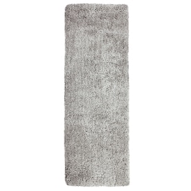 Carpet Art Deco Amest Gray Rectangular Indoor Machine-Made Runner (Common: 2 x 8; Actual: 2.1-ft W x 7.1-ft L)