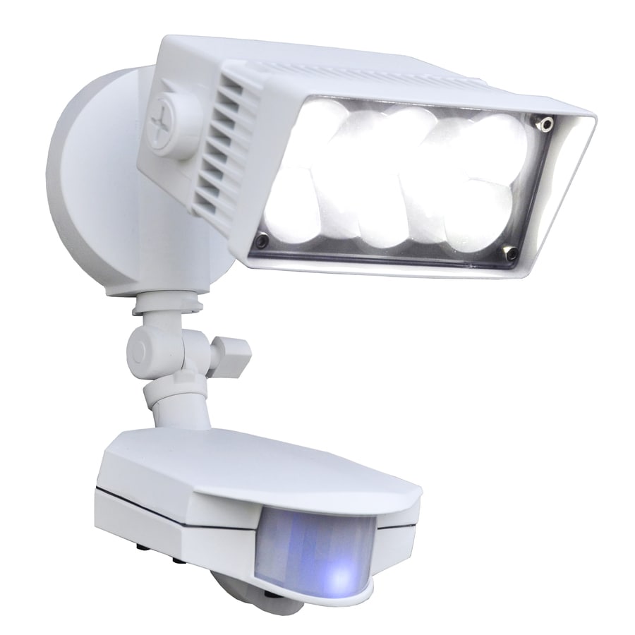 Utilitech ES300L24-10 360-Degree Hardwired LED 1-Head Motion-Activated Flood Light with Timer