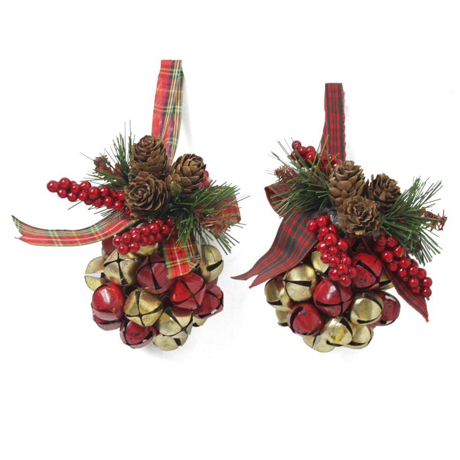 Shop Holiday Living 2-Pack Pine Cone Jingle Bell Ornaments at Lowes.com