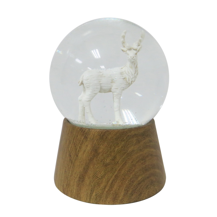 Holiday Living Musical Deer Snow Globe at