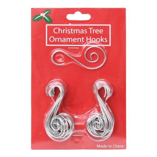 Holiday Living Christmas Hooks 24Pack Assorted Decorative Metal