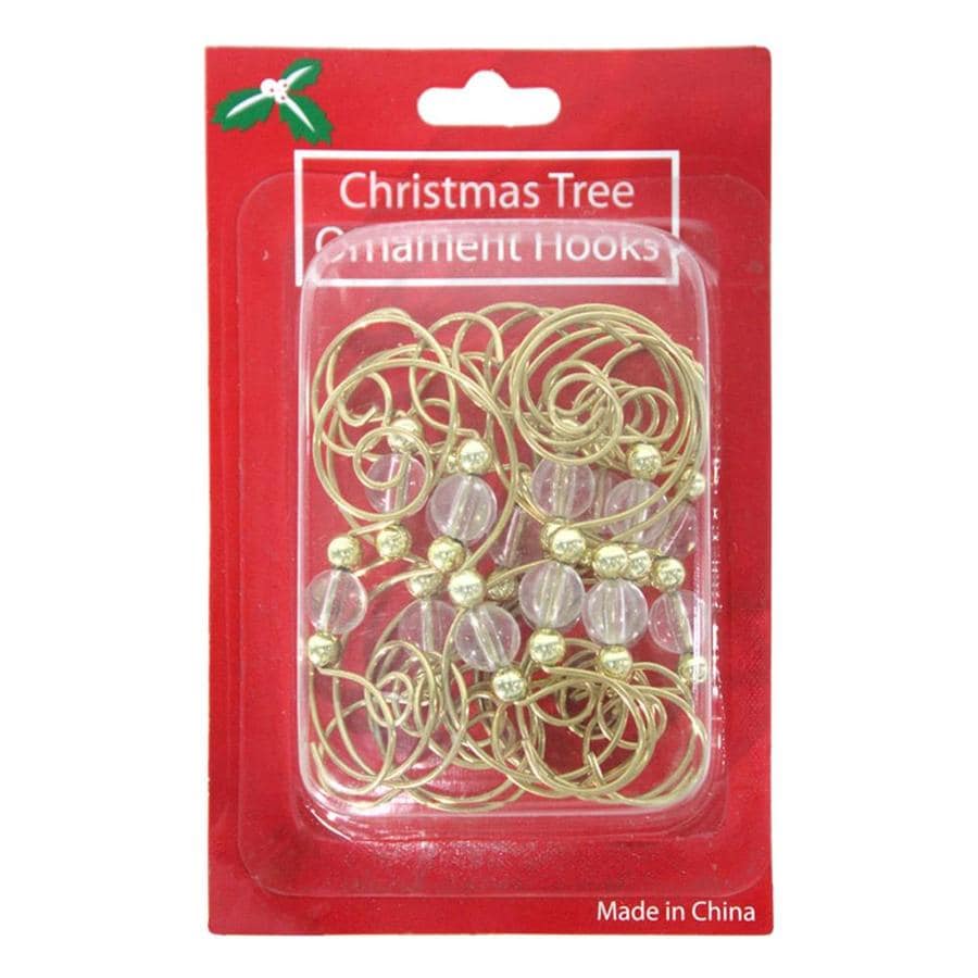 Holiday Living Christmas Hooks 16Pack Assorted Decorative Metal