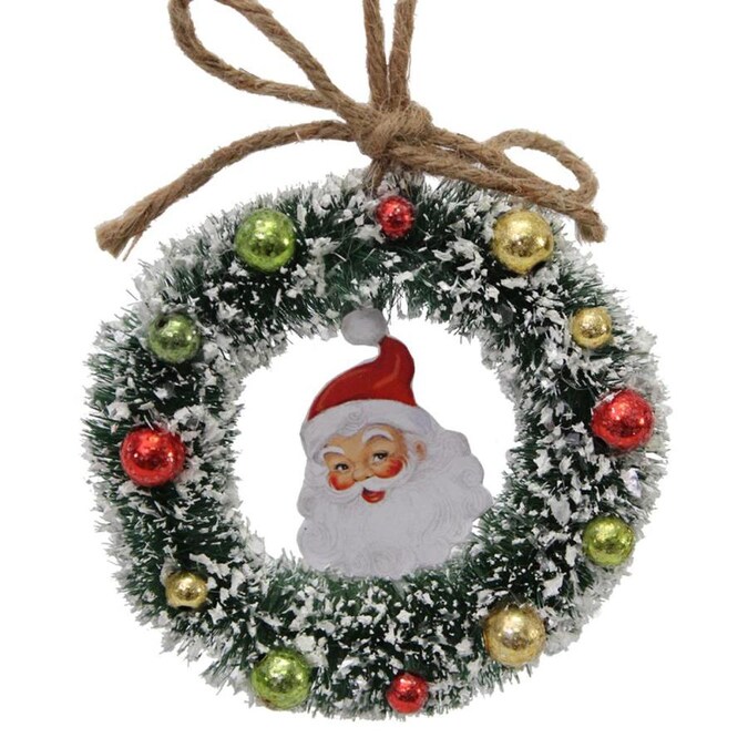 Holiday Living Wreath Ornament in the Christmas Ornaments department at ...