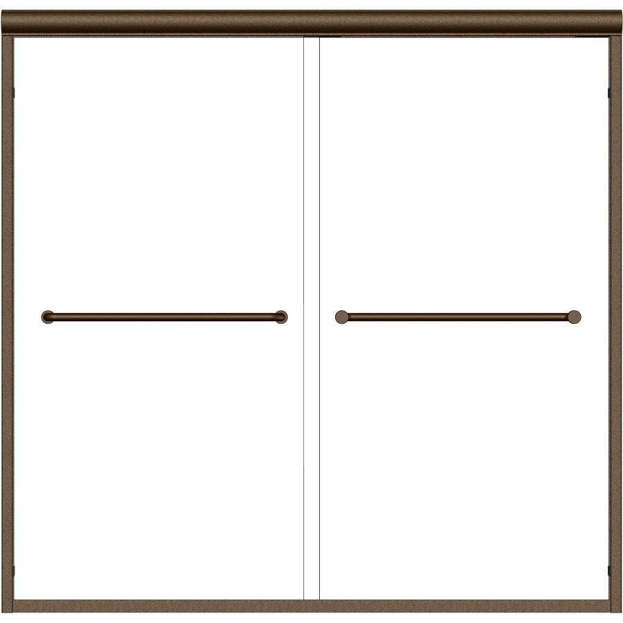 Basco Infinity 58 5 In W X 57 H Frameless Bathtub Door At Com Basco Infinity 58 5 In W X 57 H Frameless Bathtub Door