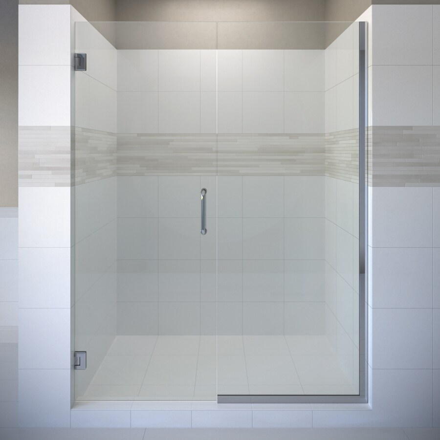 Basco Celesta 45 In To 46 W Frameless Chrome Pivot Shower Door At Basco Celesta 45 In To 46 W Frameless Chrome Pivot Shower Door
