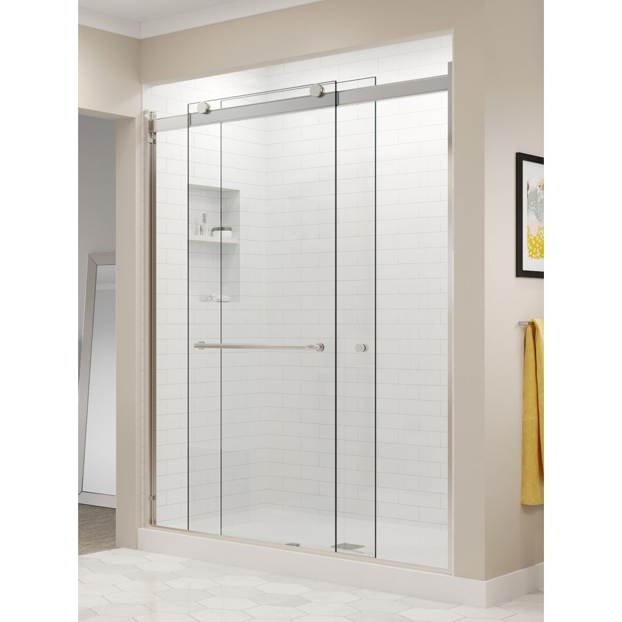 Basco Rotolo 56 In To 60 In W Semi Frameless Bypass Sliding