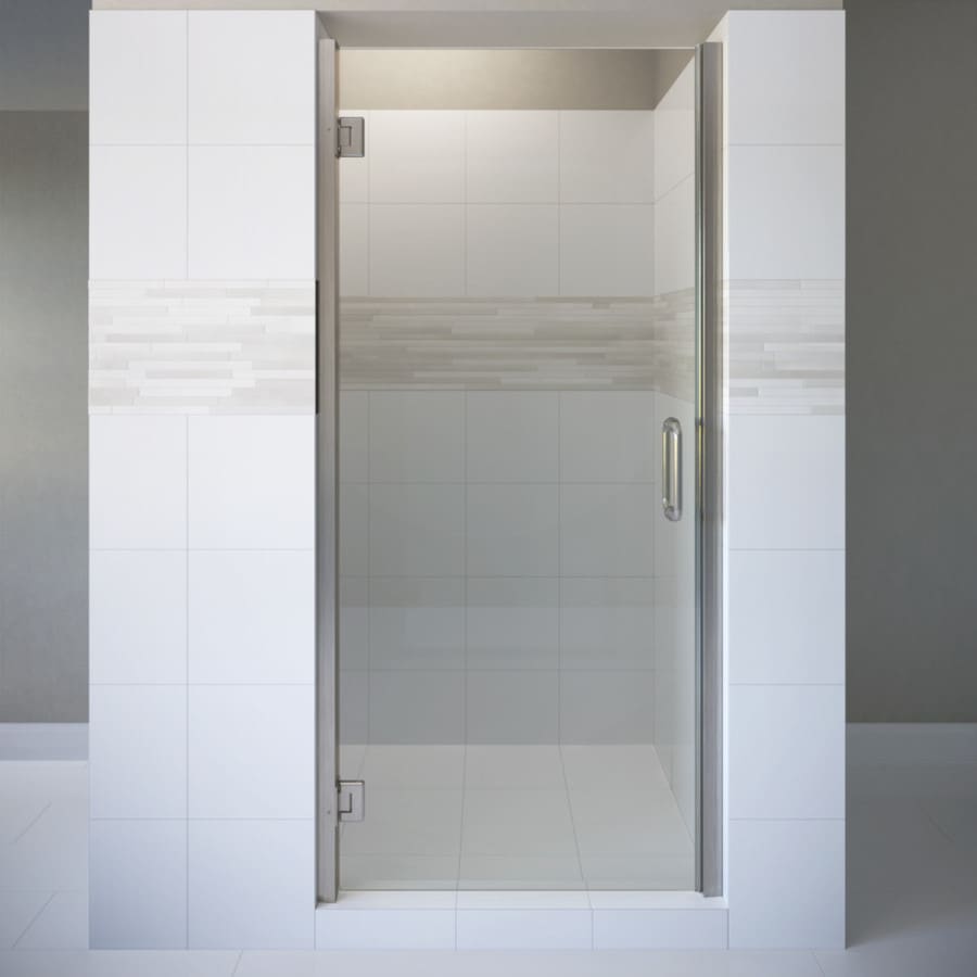 Basco Coppia 33 5625 In To 34 5625 In W Frameless Hinged Brushed
