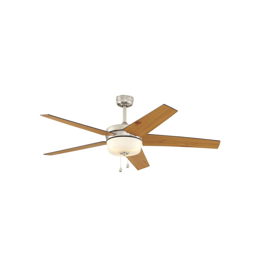 Harbor Breeze Urbania 54-in Brushed Nickel Indoor Ceiling Fan with