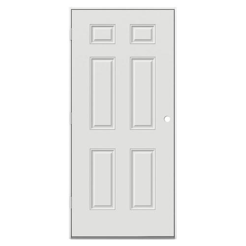 Reliabilt Right Hand Outswing Primed Steel Prehung Entry Door With
