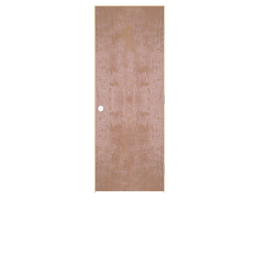 Reliabilt Prehung Hollow Core Flush Birch Interior Door Common
