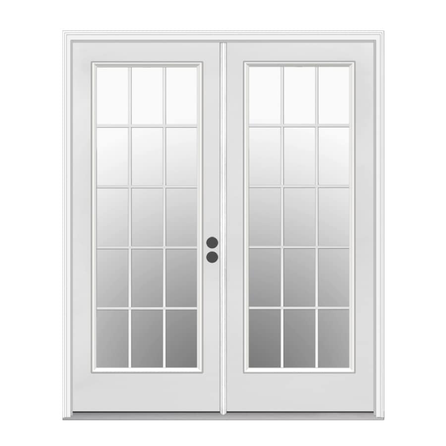 French Simulated Divided Light Patio Doors At Lowes Com