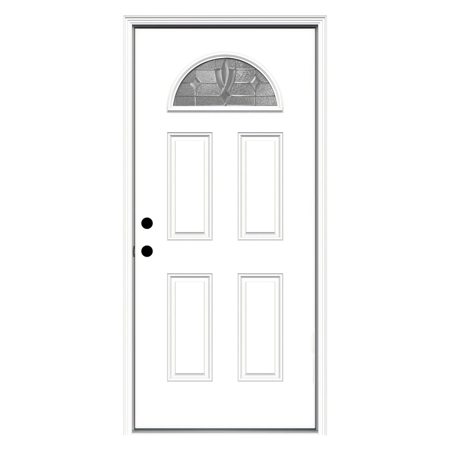 Jeld Wen Laurel 1 4 Lite Decorative Glass Right Hand Inswing