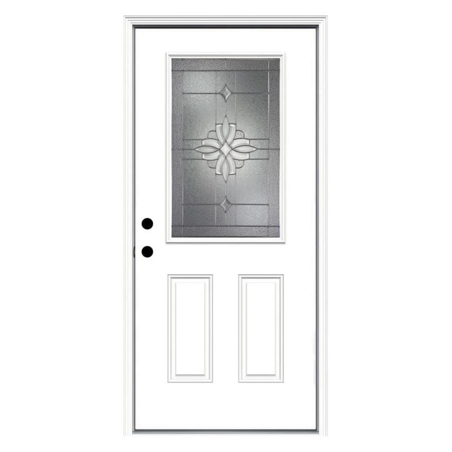 Jeld Wen Laurel Half Lite Decorative Glass Right Hand Inswing