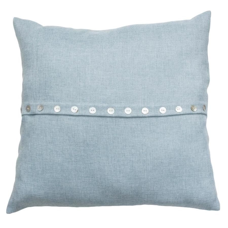 Shop 20-in W x 20-in L Blue Indoor Decorative Pillow at Lowes.com
