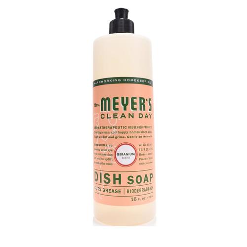 MRS MEYERS CLEAN DAY 16oz Geranium Dish Soap in the Dish Soap