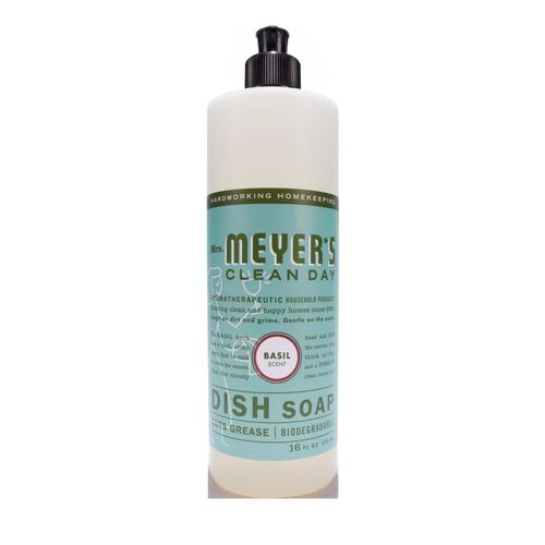 MRS MEYERS CLEAN DAY 16oz Basil Dish Soap at