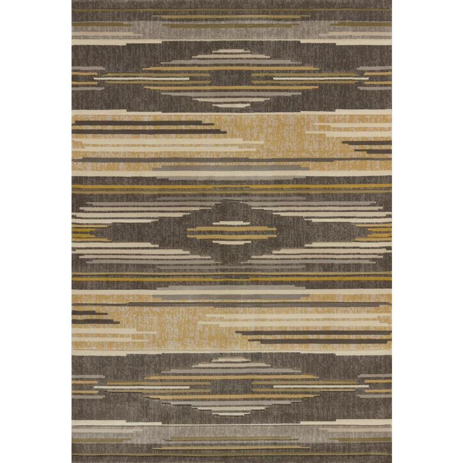 United Weavers Of America Contoues Native Chic Grey Area Rug 5 Ft 3 United Weavers Of America Contoues Native Chic Grey Area Rug 5 Ft 3 In X 7 6 Rectangular Indoor Machine Made Lodge Common 9