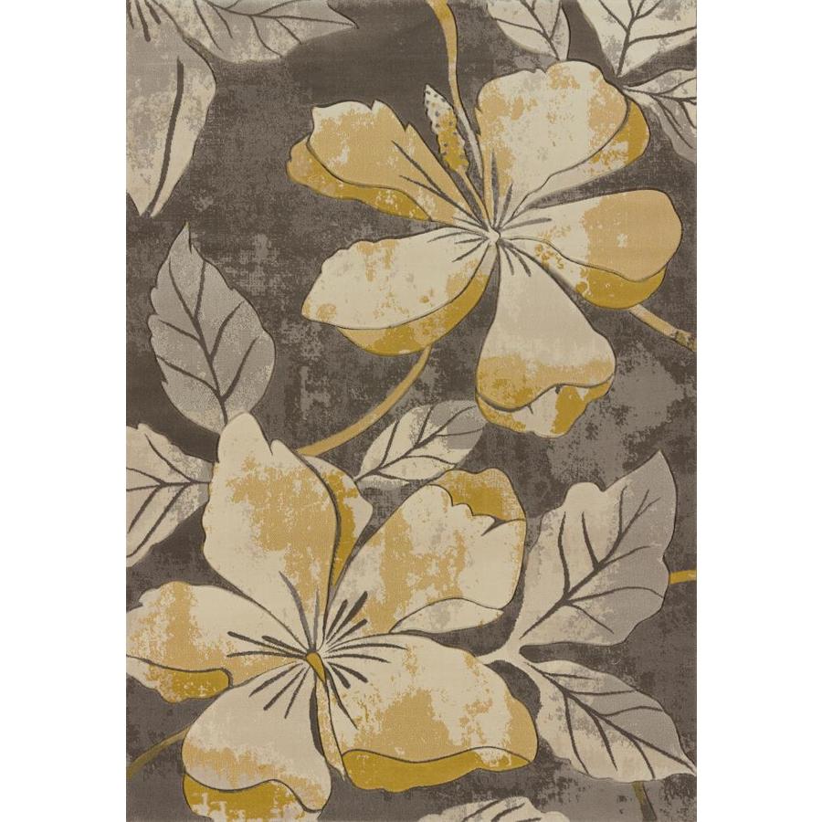 United Weavers Of America Contours Fl Canvas Grey Accent Rug United Weavers Of America Contours Fl Canvas Grey Accent Rug Common 1 Ft 10 In X 2 8 Indoor Novelty Area 4 Actual W