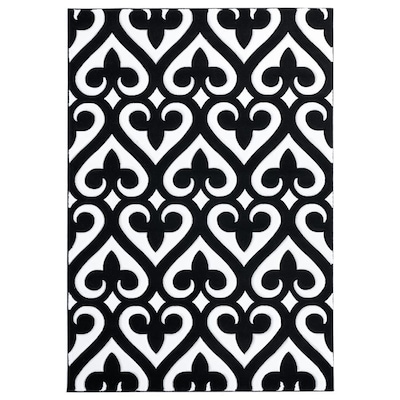 United Weavers Of America Bristol 3 x 8 Black Indoor Geometric Runner United Weavers Of America Bristol 3 x 8 Black Indoor Geometric Runner