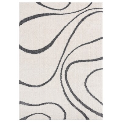 United Weavers Of America Tranquility 8 x 11 Smoke Indoor Geometric Mid-Century Modern Area Rug United Weavers Of America Tranquility 8 x 11 Smoke Indoor Geometric Mid-Century Modern Area Rug