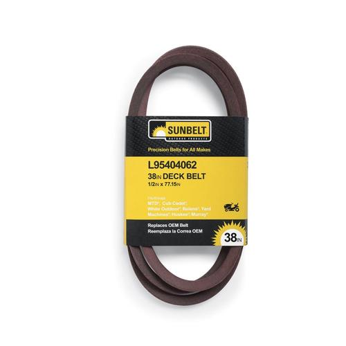 Sunbelt L-95404062 38-in Deck Belt for Riding Mower ...