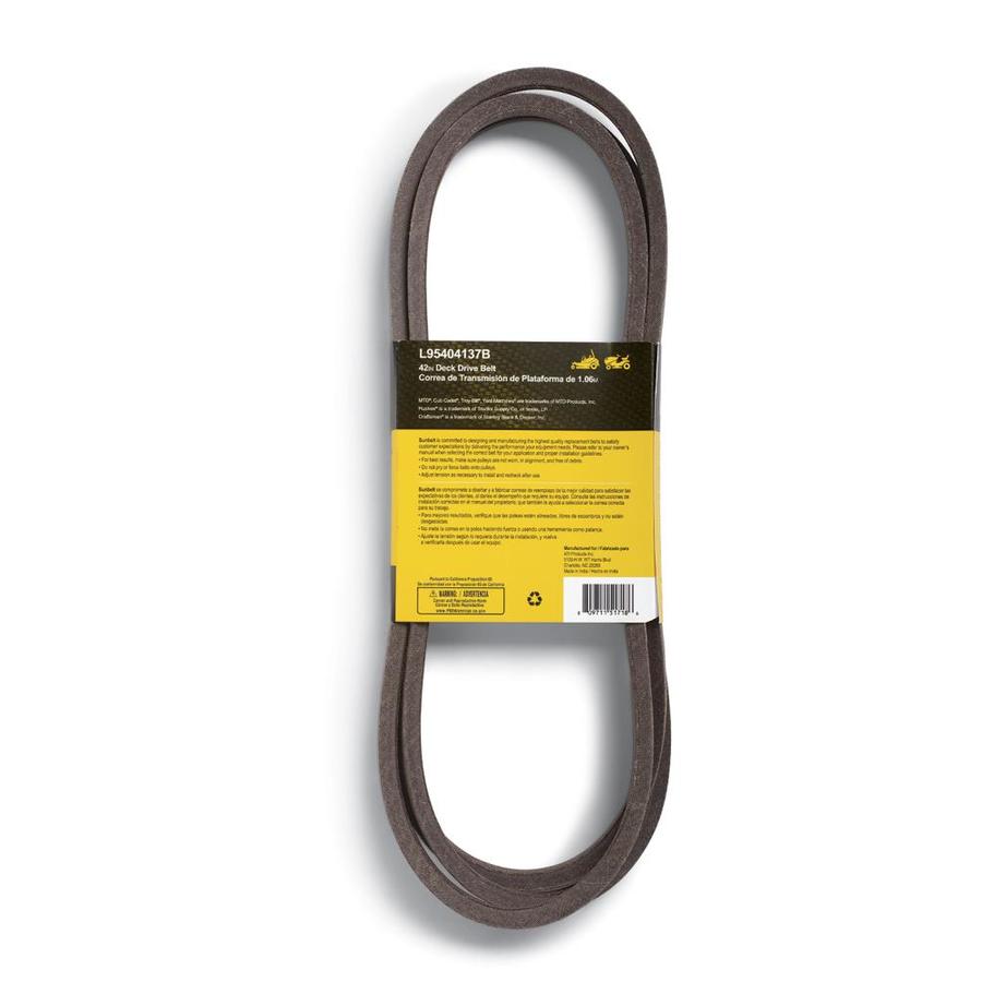 Sunbelt L-95404137B 42-in Deck/Drive Belt for Multiple (1/2-in W x 114. ...