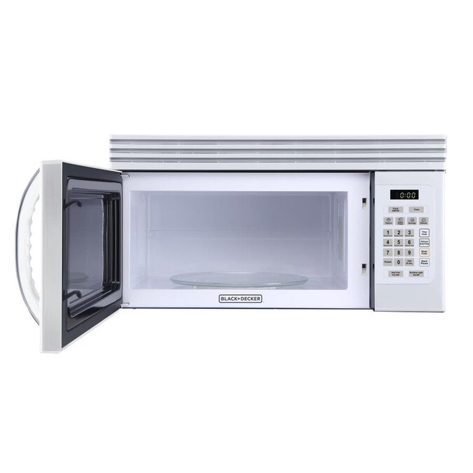 BLACK+DECKER 1.6-Cu Ft Over-the-Range Microwave with Top Mount Air