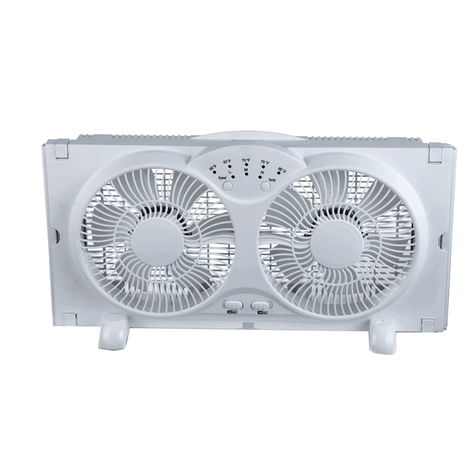 Utilitech 9-in 3-Speed Indoor White/Painting Window Fan in the Portable ...
