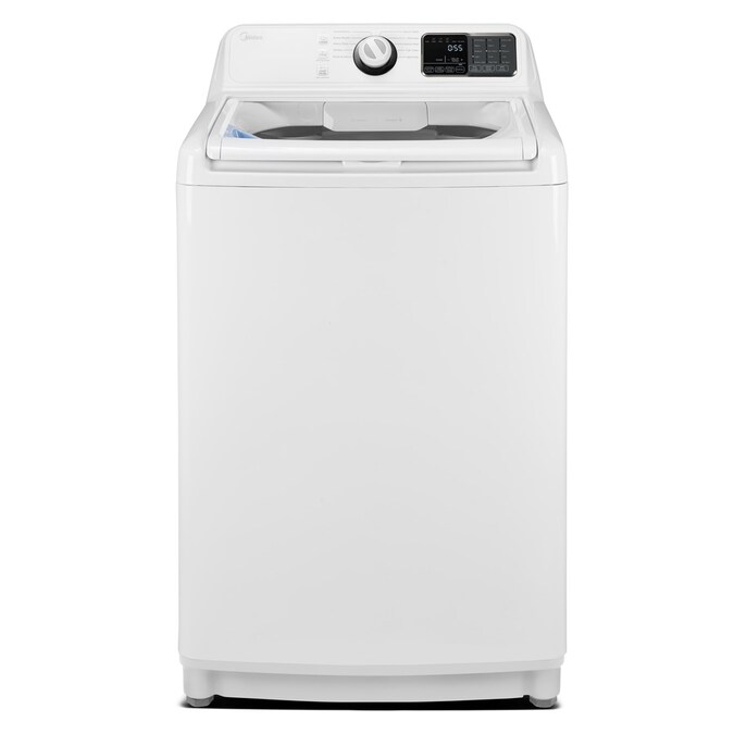 Midea 4.5-cu ft High Efficiency Top-Load Washer (White) in the Top-Load