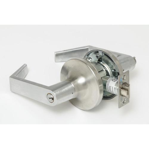 Yale 5400LN Series Yale 5400LN Series Cylindrical Lock Satin Chrome Reversible Keyed Entry Door