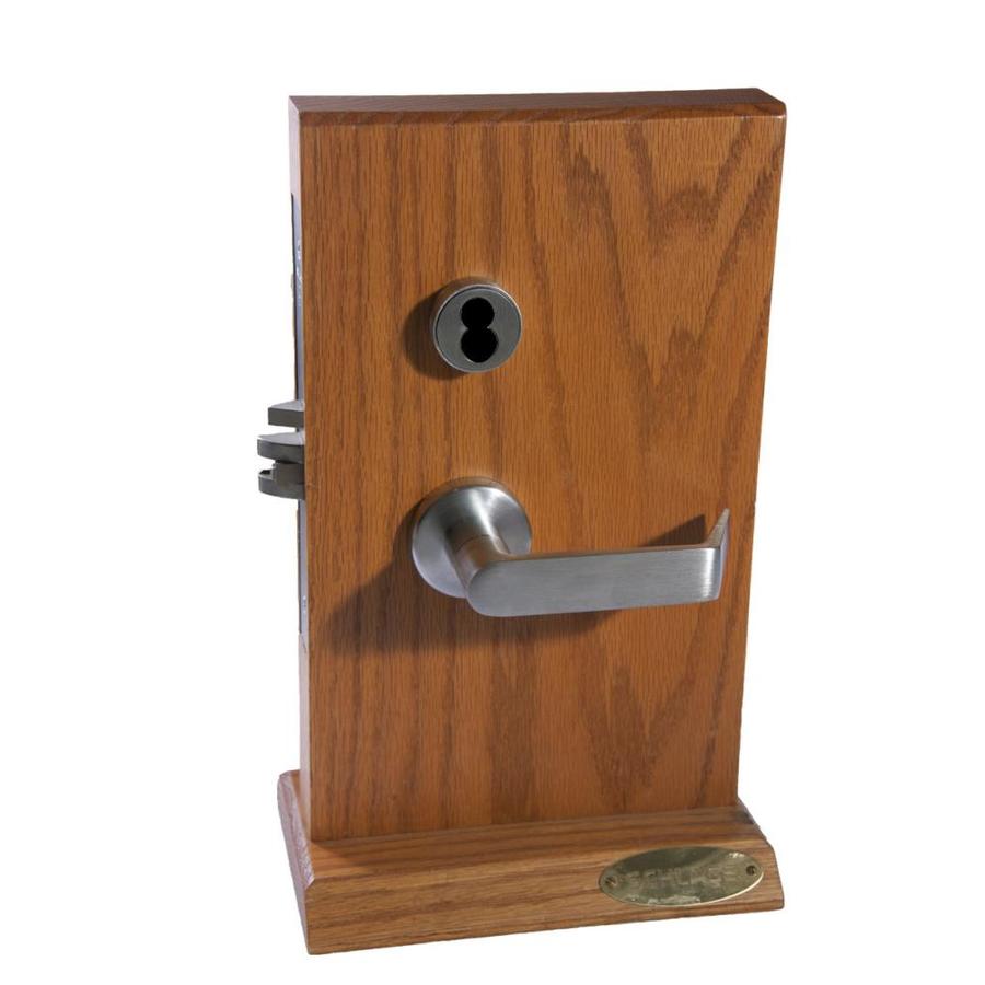 Schlage L Series Mortise Locks Satin Chrome Reversible Keyed Entry Door