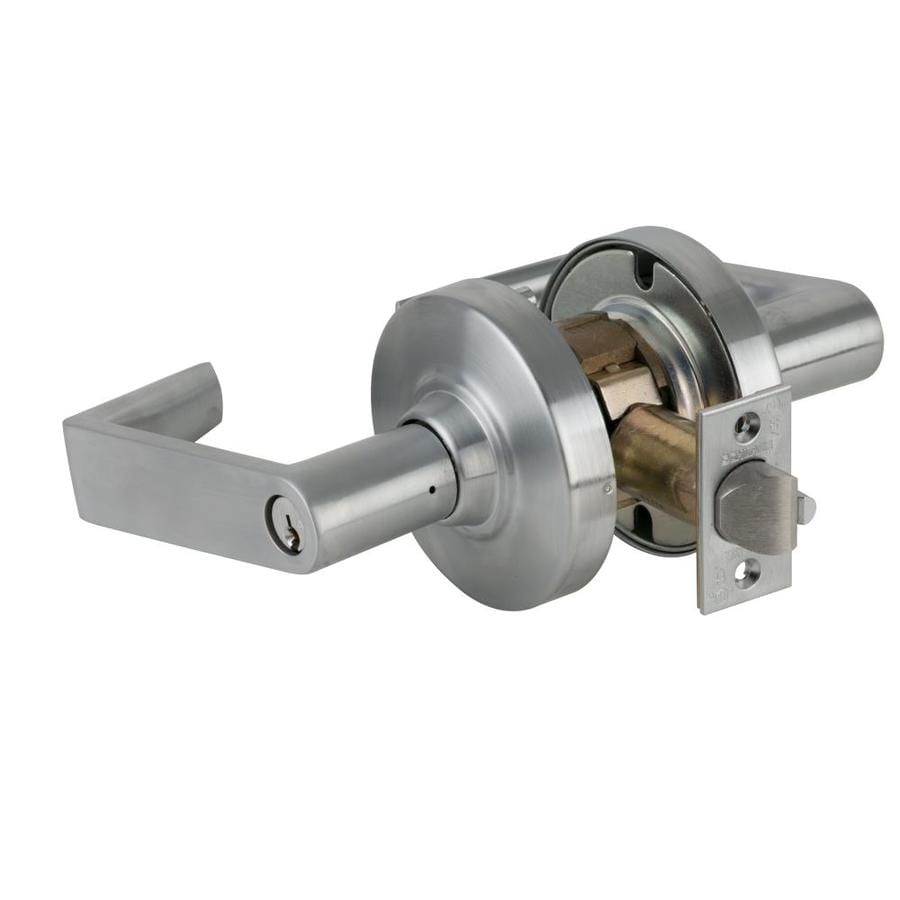 Schlage ND Series Cylindrical Lock Satin Chrome Reversible Keyed Entry