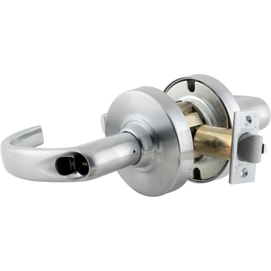 Schlage ND Series Cylindrical Lock Satin Chrome Reversible Keyed Entry ...