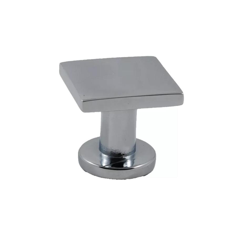 Residential Essentials Polished Chrome Square Knob at