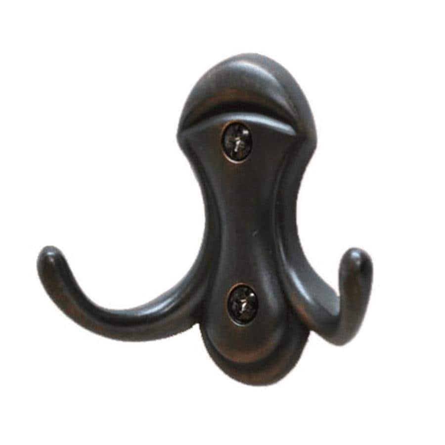 Residential Essentials 2-Hook Venetian Bronze Towel Hook at Lowes.com