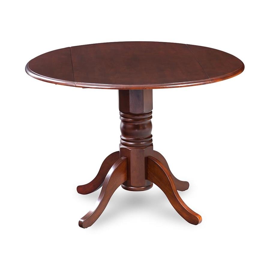 M D Furniture Burlington Mahogany Wood Round Dining Table At Lowes Com