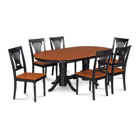 Dining Sets At Lowes M D Furniture Somerville Black Cherry Dining Set With Oval Table