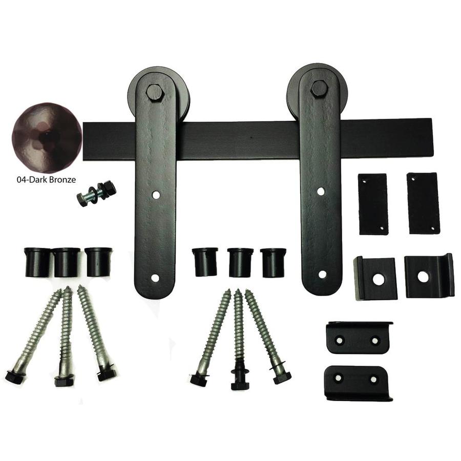 Agave Ironworks 96in Bronze Interior/Exterior Low Profile Barn Door