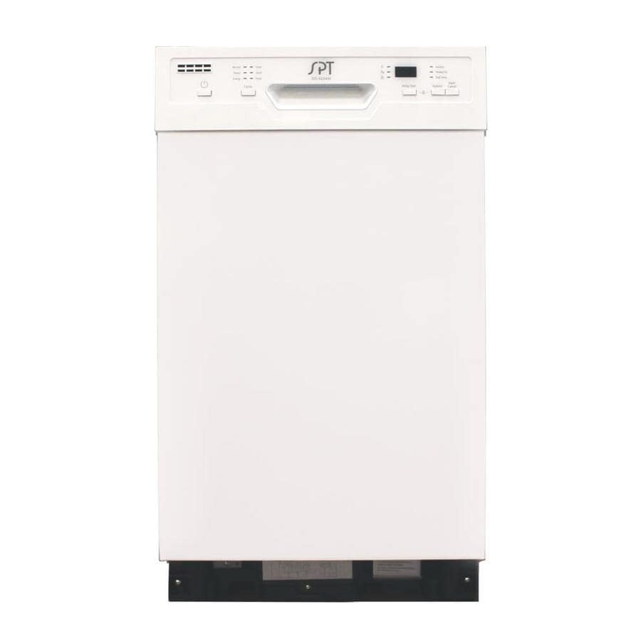 Spt 17 6 In 52 Decibel Portable Dishwasher White Energy Star At