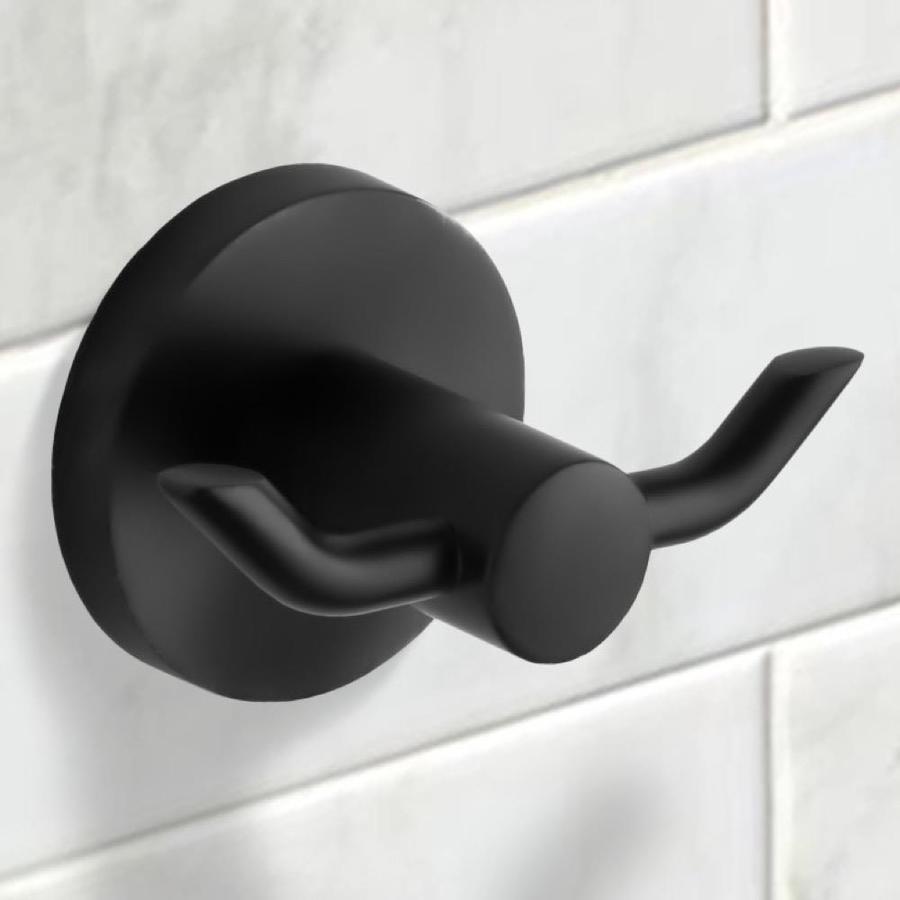 Nameeks General Hotel Single Hook Black Towel Hook in the Towel Hooks ...