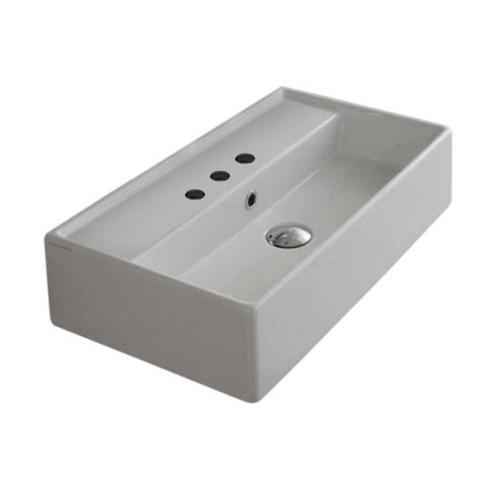 Nameeks Teorema White Ceramic Wall Mount Rectangular Bathroom Sink With Overflow Drain 23 62 In X The Sinks Department At Com - Nameeks Teorema Wall Mounted Bathroom Sink In White Nameeks Teorema White Ceramic Wall Mount Rectangular Bathroom Sink With Overflow Drain 23 62 In X The Sinks Department At Com - Nameeks Teorema Wall Mounted Bathroom Sink In White