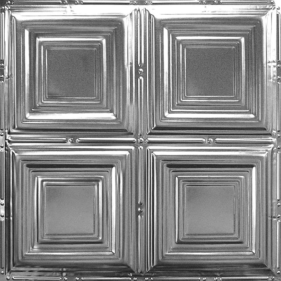 American Tin Ceilings Common 24 In X 24 In Actual 24 In