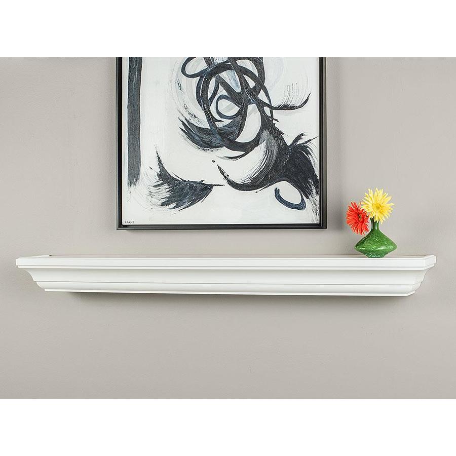 Mantels Direct 72 In W X 5 In H X 8 In D White Asian Hardwood