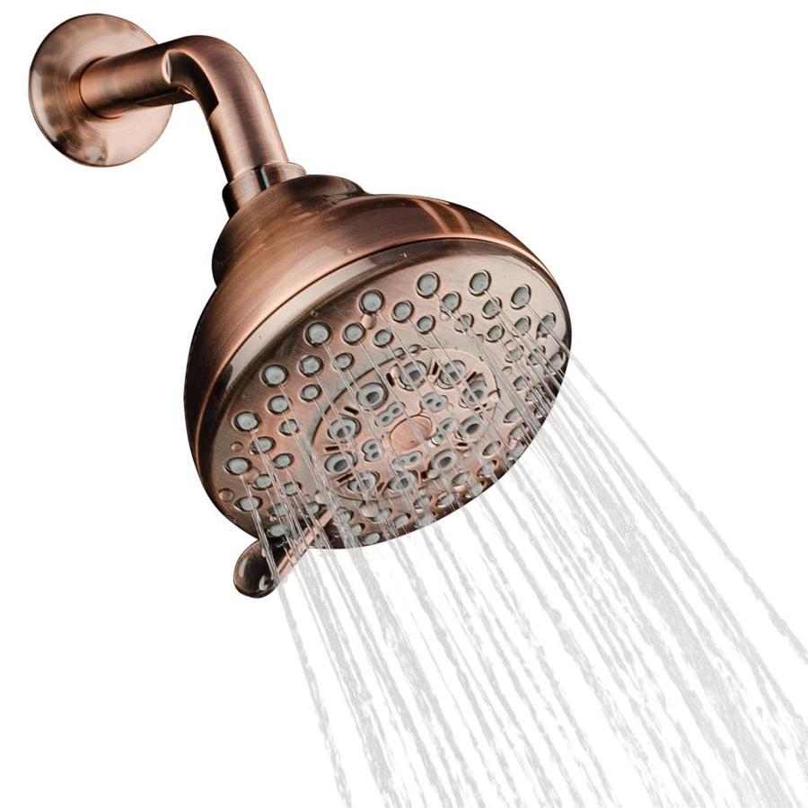 AKDY Polished Antique Bronze 3Spray Rain Shower Head 2GPM (7.6LPM